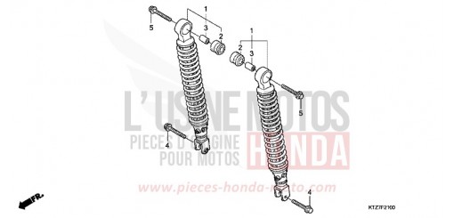 REAR CUSHION PES1258 de 2008